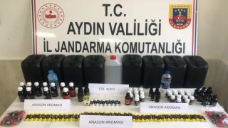 Didim’de 46 litre etil alkol ele geçirildi