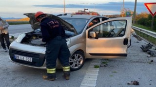 Germencik'te trafik kazası: 2 yaralı