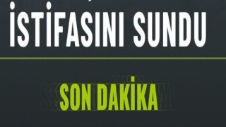 Seçimin ilk istifası geldi