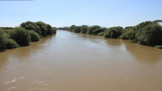 Menderes Nehri'ndeki su seviyesi üreticileri memnun ediyor