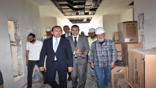 Didim Devlet Hastanesi inşaatında çalışmalar hız kesmiyor