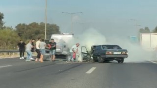 Aydın-İzmir Otoyolu'nda trafik kazası: 1 ölü, 2 yaralı