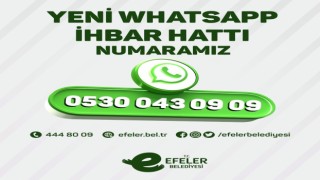 Efeler'in İhbar Hattı güncellendi