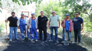 Yenipazar’da tarla bahçe yolları asfaltlanıyor