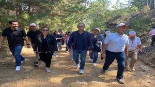 Kuyucak'ta doğa yürüyüşü gerçekleşti