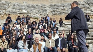 Sultanhisar’da öğrencilerden tarihi gezi