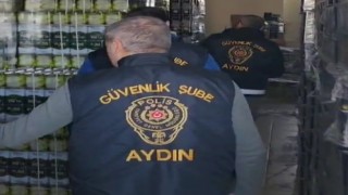 Aydın'da polis ekipleri 3,5 ton tağşiş yağ ele geçirdi