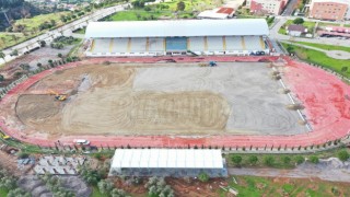 Binali Yıldırım Stadyumu'nda yenileme çalışmaları devam ediyor