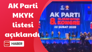 AK Parti MKYK listesi açıklandı 