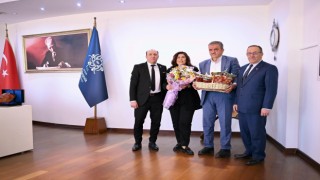 Başkan Çerçioğlu ATB Başkan Yardımcısı Ülgen ve Muhtar Kuruş'u ağırladı