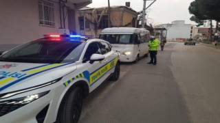 Sultanhisar'da okul servis araçları denetlendi