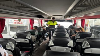 Aydın otogarında bayram denetimi