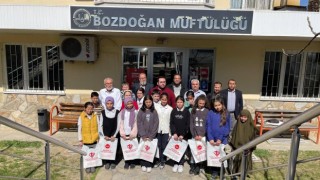 Bozdoğan'da dereceye giren öğrenciler ödüllendirildi