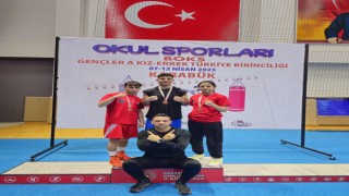 Aydınlı sporculardan Türkiye Şampiyonası’nda 3 altın madalya