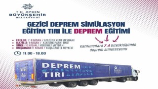 Gezici Deprem Simülasyon Tırı Nazilli'de 