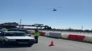 Jandarma havadan denetledi, kural tanımaz sürücüler kaçamadı