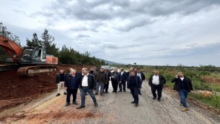 Karacasu’daki yol sorunu çözüme kavuşuyor