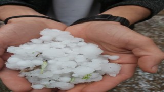 Köşk'te dolu sürprizi