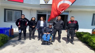 Polis Haftası’nda Didim emniyeti iki engelli bireyin hayallerini gerçekleştirdi