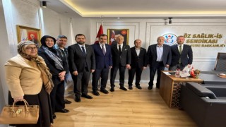 Ak Parti İl Başkanı Erdem’den Hak-İş ve Öz Sağlık-İş Ziyareti