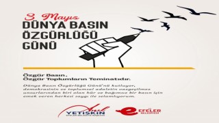 Başkan Yetişkin'den Dünya Basın Özgürlüğü Günü Mesajı