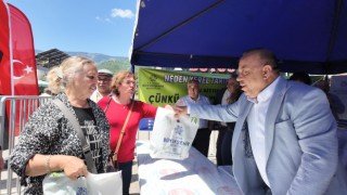 BOZDOĞAN'DA 25 BİN FİDE VATANDAŞLARA DAĞITILDI