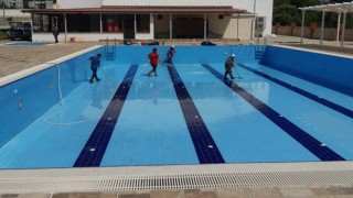 Kuyucak’ta yüzme havuzları yaz sezonuna hazırlanıyor