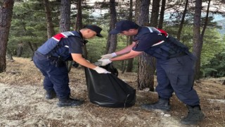 Buharkent’te Jandarmadan Orman Yangınlarına Karşı Önlem