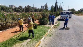 Büyükşehir ekipleri Nazilli’de temizlik ve peyzaj çalışması gerçekleştirdi