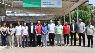 Nazilli Gençlik Merkezi’nde incelemelerde bulunuldu