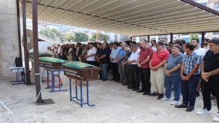 Polis eşi tarafından uykuda öldürülen anne ve 2 çocuğu son yolculuğuna uğurlandı