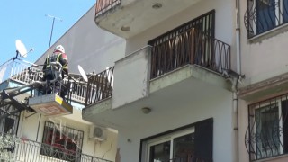 Sevimli kediyi kurtarmak için tüm ekipler seferber oldu, o kurtarılacağı anda atlayıp gitti