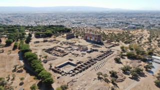 Tralleis'te 2. yüzyıla ait mermer parçaları tespit edildi