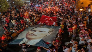 Aydın’da fener alayı ilgi gördü