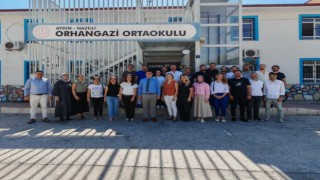 Müdür İsmail Şimşek’ten Orhangazi Ortaokulu’na Ziyaret