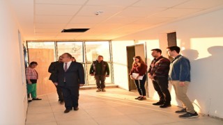 Vali Canbolat, Huzurevi ve Rehabilitasyon Merkezi inşaatında incelemelerde bulundu