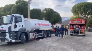 Ziraat alanında başlayan yangın ormana sıçradı