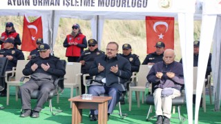 Aydın'da şehit polisler adına fidan dikildi