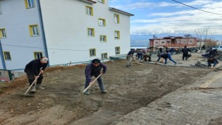 Bozdoğan’da Okul Çevresinde Düzenlemeler devam ediyor 