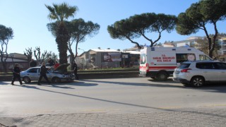 Minibüs ile otomobil çarpıştı: 1 yaralı