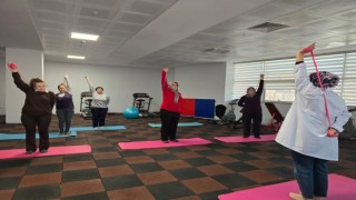 Nazilli'de kadınlar güne sporla başlıyor