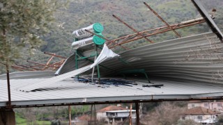 Fırtına yıktı geçti