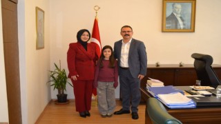 Kaymakam ATEŞ, Küçük Misafirin Sorularını Yanıtladı