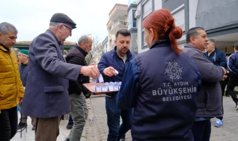 AYDIN BÜYÜKŞEHİR BELEDİYESİ’NDEN LOKUMLU BAYRAMLAŞMA