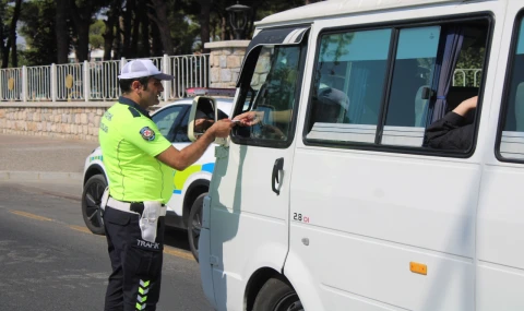 Aydın'da trafik denetimlerinde 25 bin araca işlem yapıldı