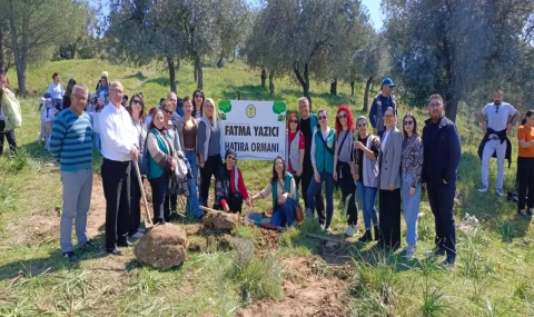 Merhum Gazeteci Fatma Yazıcı İçin Hatıra Ormanı Oluşturuldu