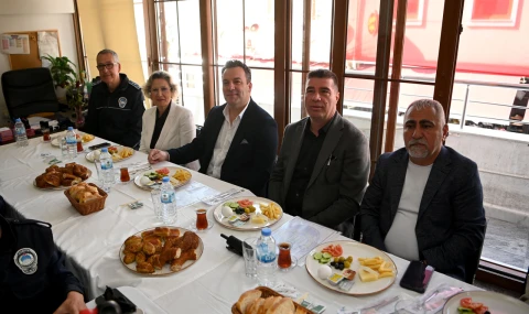 BAŞKAN VEKİLİ TAHSİN DEMİRTAŞ GÜNE ZABITA PERSONELİNİ ZİYARET EDEREK BAŞLADI