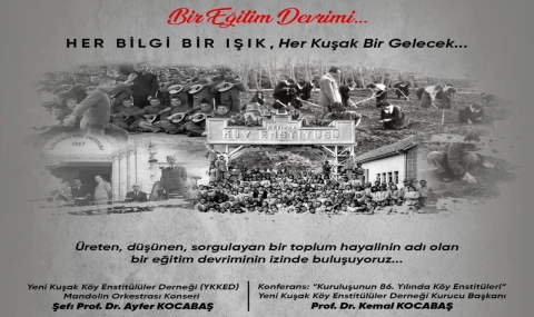 DİDİM BELEDİYESİ ‘KURULUŞUNUN 86. YILINDA KÖY ENSTİTÜLERİ’ PANELİ DÜZENLİYOR