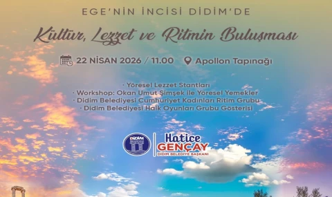 DİDİM BELEDİYESİ’NDEN TURİZM HAFTASINDA KÜLTÜR, LEZZET VE RİTİM BULUŞMASI