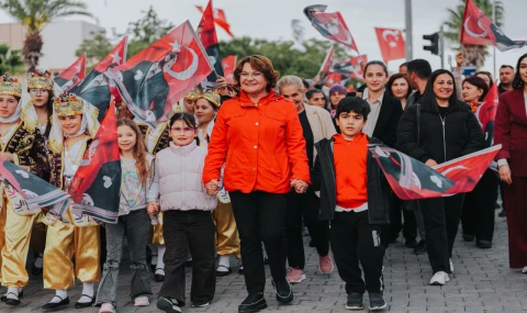 DİDİM’DE 23 NİSAN COŞKUSU KENTE YAYILDI